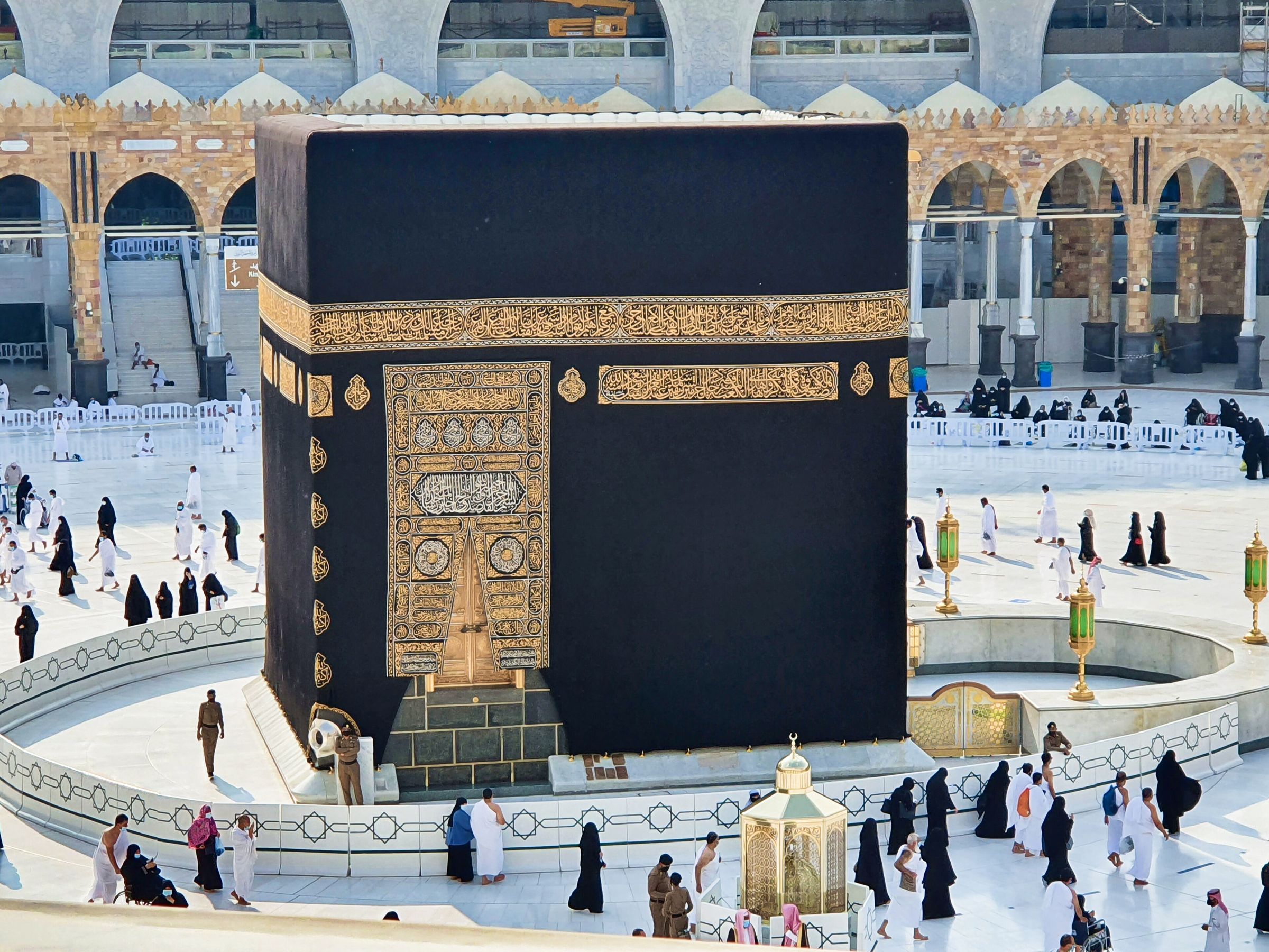 Pelgrims rond de Kaaba